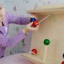 Тактильно-разивающая панель "Магнитные шарики"