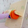 Тактильно-развивающая панель "Цветные круги"